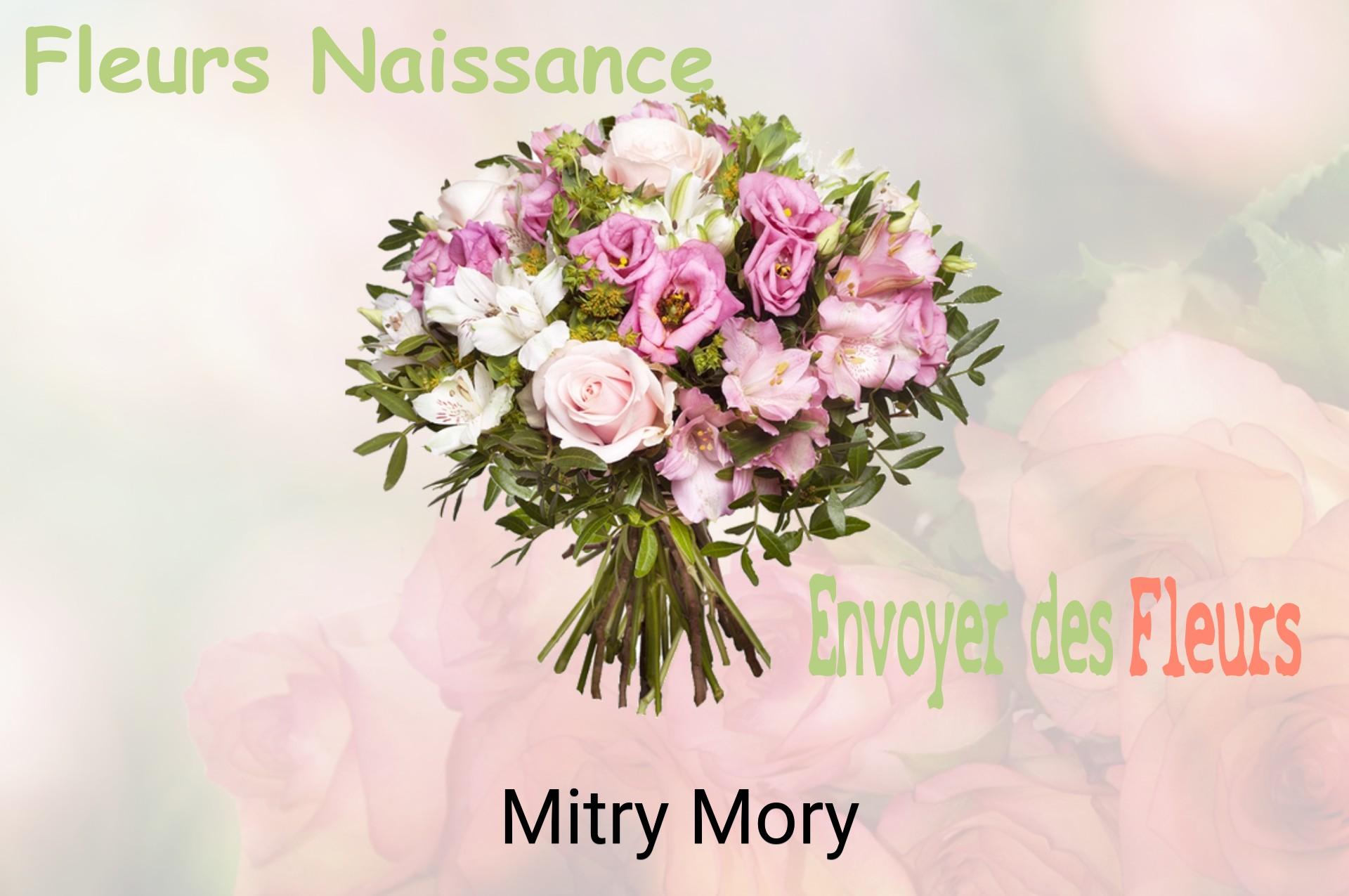 Bouquet de fleurs de naissance livré à Mitry-Mory